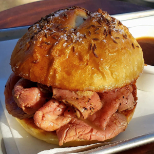 Beef-on-Weck at the Jackson Grille in Marshfield, MO