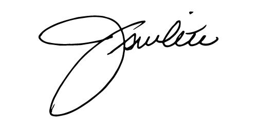Signature of Jeff from the jackson grille